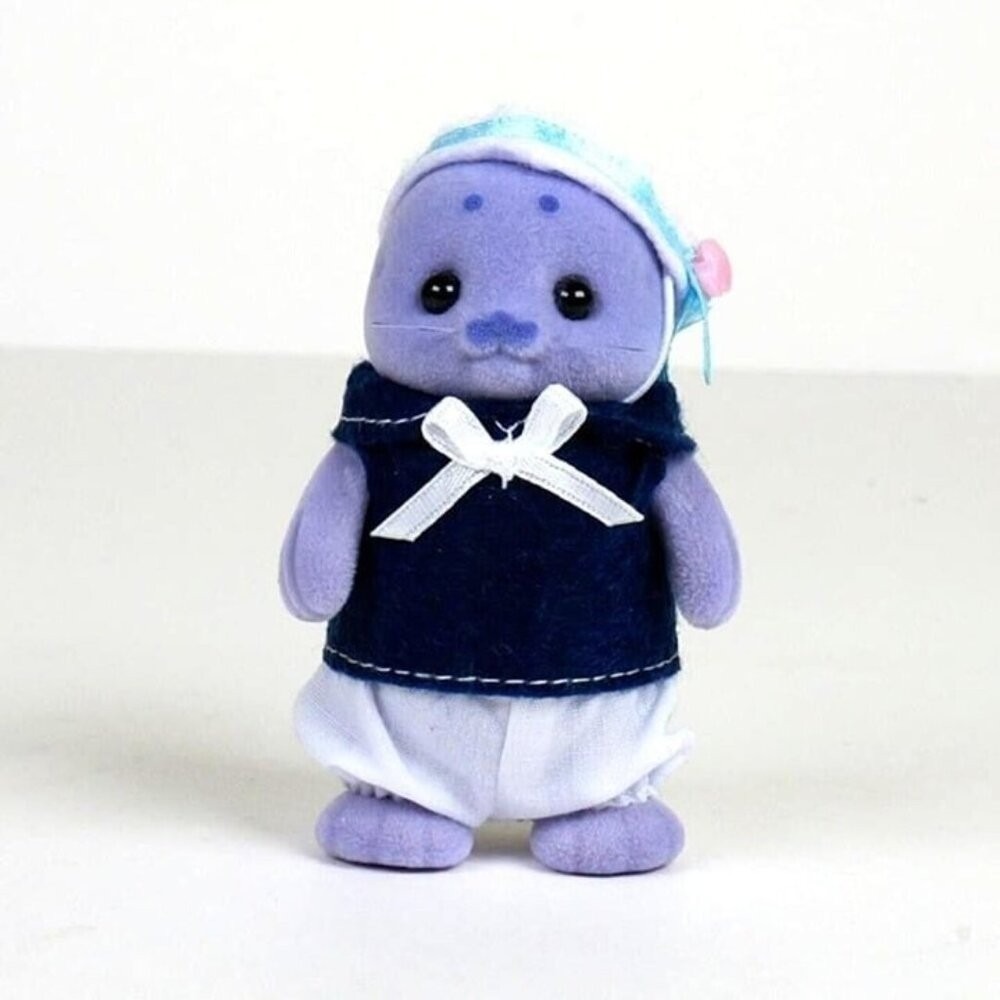 Calico Critters Sylvanian Families FS-51 Seal Father - Miniature Animal Doll